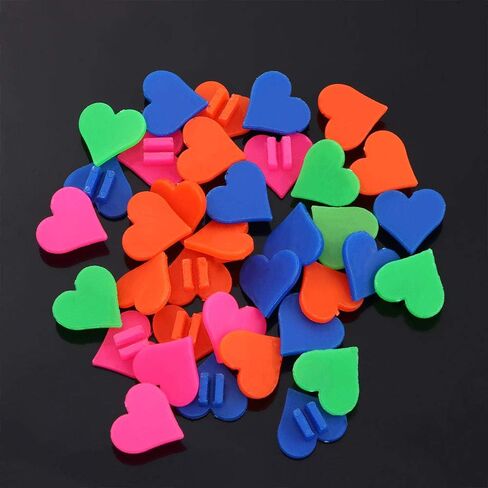 36Pcs Colorful Safety Round Multi-Color Love Heart Stars Wheel Bike Accessories Decoration Bead Spoke Beads in Saudi Arabia