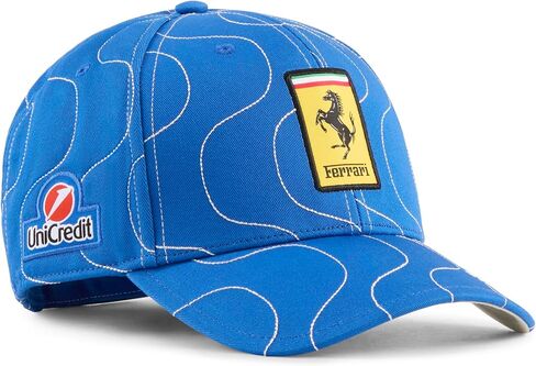 PUMA Scuderia Ferrari F1 - Monza GP 2025 Special Edition Hat - Blue - One Size Fits Most in Saudi Arabia