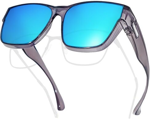 نظارات شمسية مستقطبة من Meeloog للرجال والنساء، ظلال مستطيلة كلاسيكية UV400 لقيادة الصيد MST0091 in Kuwait