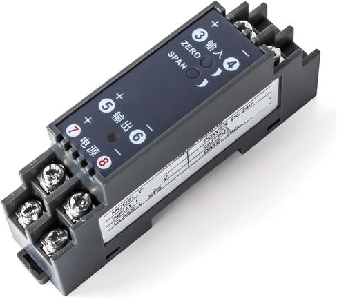 DC24V Analog Signal Converter 4-20mA to 0-10V 1-5V 1 in Out(1-5v Output) in Saudi Arabia