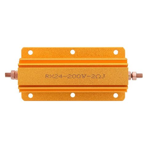 200 واط 2Ohm 2R مقاوم عالي الطاقة من الألومنيوم مع فتحة، لوحة إلكترونيات صناعية لإمدادات الطاقة، المصعد، صوت المسرح in Kuwait