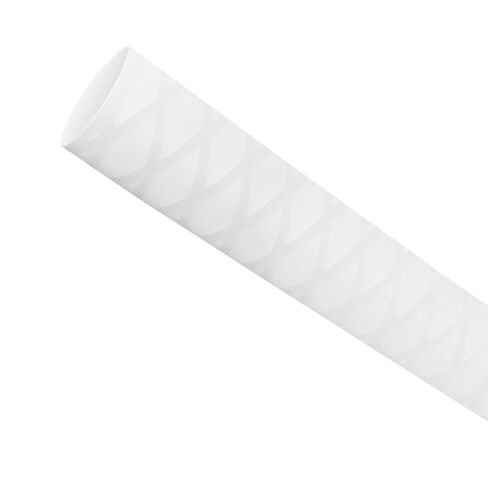 Heat Shrink Tubing, 3.28ft X-Tube Heat Shrink Tube for Fishing Rod Grips Handle and Sports Racquets Paddle Handles, Heat-Shrink Tubing Non Slip Waterproof (1, White, Dia: 35mm) in Saudi Arabia