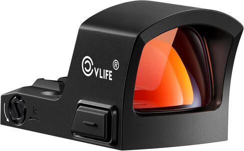 CVLIFE WildHawk 5000G Shockproof, 0.26" Ultra Thin Deck for Compact Pistol, 2MOA & 36MOA /3MOA Handgun Red Dot,Pistol Optic for RMS/RMSC, Motion Awake Red Dot, with Adapter for RMR/MOS/Picatinny. in Saudi Arabia