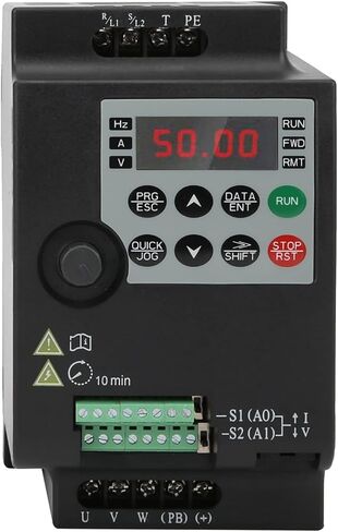 Vector Frequency Converter V F Control Electronic Component with PID Automatic Adjustment -, Multiple Protections, Easy Operation for Industrial Use (SC100-0R7G-4TB Three-Phase AC380V-480V) in Saudi Arabia