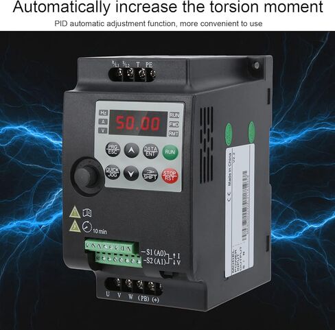 Vector Frequency Converter V F Control Electronic Component with PID Automatic Adjustment -, Multiple Protections, Easy Operation for Industrial Use (SC100-0R7G-4TB Three-Phase AC380V-480V) in Saudi Arabia