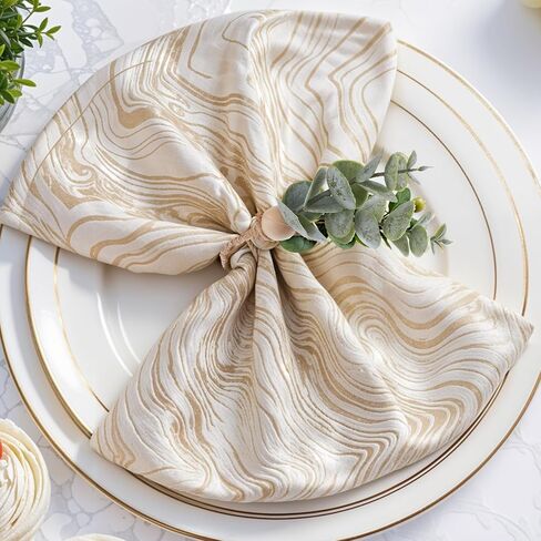 6 Pcs Rustic Farmhouse Napkin Rings, Green Boho Leaf Napkin Rings Eucalyptus Wooden Bead Napkin Rings Holder for Spring Fall Family Banquet Easter Thanksgiving Christmas Wedding Table Decor in Saudi Arabia