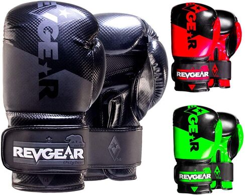 قفاز الملاكمة Revgear Pinnacle | مستوى الدخول | مريح وأنيق | خالي من الحيوانات | قيمة ممتازة in Saudi Arabia