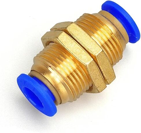 Pneumatic Fitting Pipe Connector Tube Water Push In Hose Plastic 4mm 6mm 8mm 10mm 12mm 14mm PZA/PM 1Pcs(PM,8mm) in Saudi Arabia