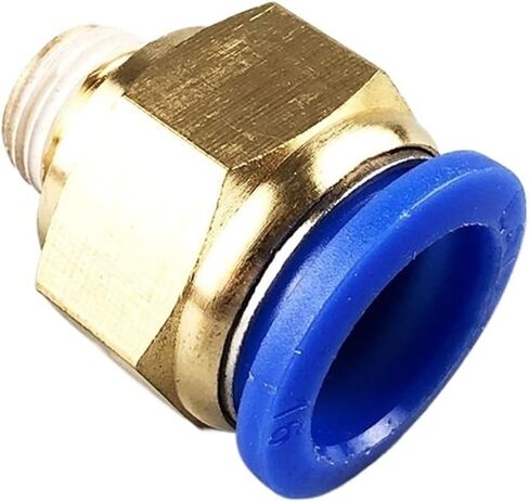 Pneumatic Connector Fitting PC 4mm 6mm 8mm 10mm 12mm Thread 1/8 1/4 3/8 1/2 Hose Fittings Pipe 5Pcs(OD10mm-1I8) in Saudi Arabia
