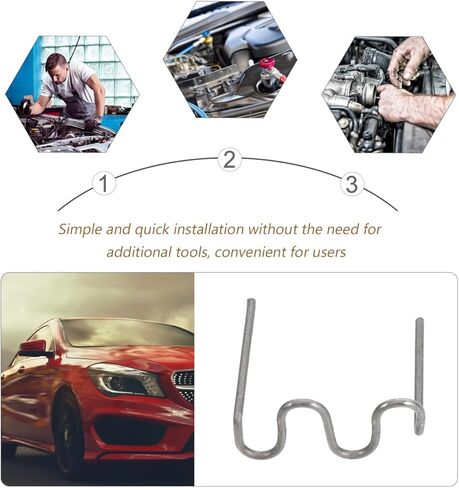 1000 قطعة من البلاستيك لحام ستابلز الساخن ستابلز الديكور طقم تصليح اللحام إصلاح السيارات سيارة الوفير لوحة القيادة مصباح حامل حلقات بلاستيكية in Kuwait