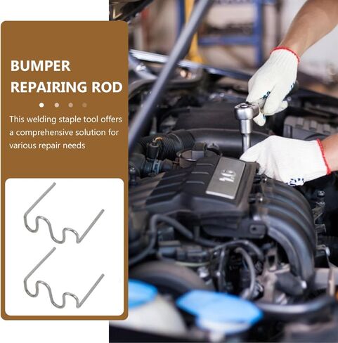 1000 قطعة من البلاستيك لحام ستابلز الساخن ستابلز الديكور طقم تصليح اللحام إصلاح السيارات سيارة الوفير لوحة القيادة مصباح حامل حلقات بلاستيكية in Kuwait