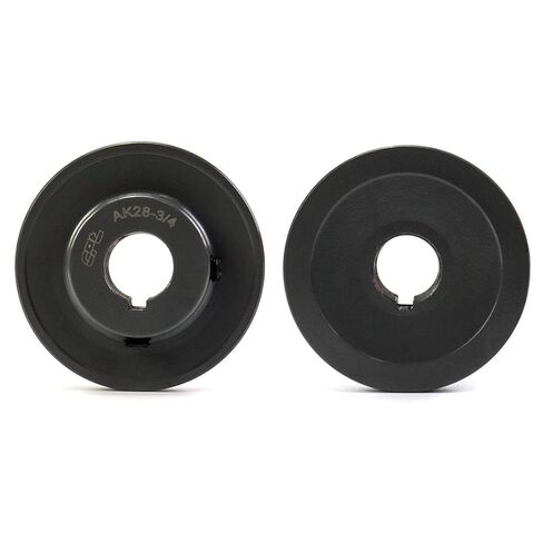 QWORK Single Groove Web Sheaves, 2.85" OD 3/4" V-Belt Sheave for V-Belt, AK2834 in Saudi Arabia