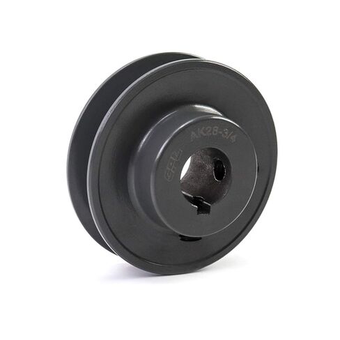 QWORK Single Groove Web Sheaves, 2.85" OD 3/4" V-Belt Sheave for V-Belt, AK2834 in Saudi Arabia