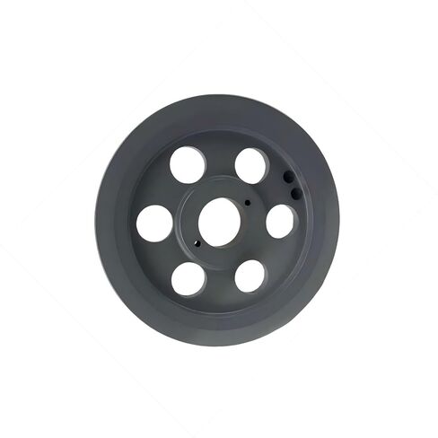 2BK80H/H-7/8 Compressor 7.75" Dual Groove Pulley - for Masterdrive Mechanical Power Transmis Part - Cast Iron V-Belt Pulley Replacement/Belt B Section 5L with 7/8" Sheave Bushing - Gray Solid Steel in Saudi Arabia