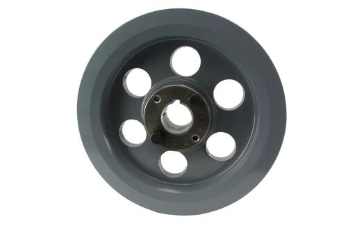 2BK80H/H-7/8 Compressor 7.75" Dual Groove Pulley - for Masterdrive Mechanical Power Transmis Part - Cast Iron V-Belt Pulley Replacement/Belt B Section 5L with 7/8" Sheave Bushing - Gray Solid Steel in Saudi Arabia