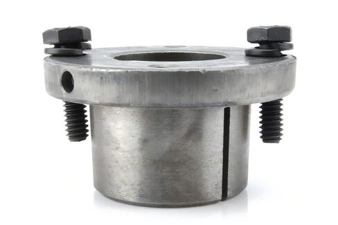 2BK52H/H-5/8 Compressor 5" Dual Groove Pulley 2 Belt B Section 5L - for Masterdrive Mechanical Power Transmission Part - Cast Iron V-Belt Pulley Replacement w/ 5/8" Sheave Bushing - Gray Solid Steel in Saudi Arabia