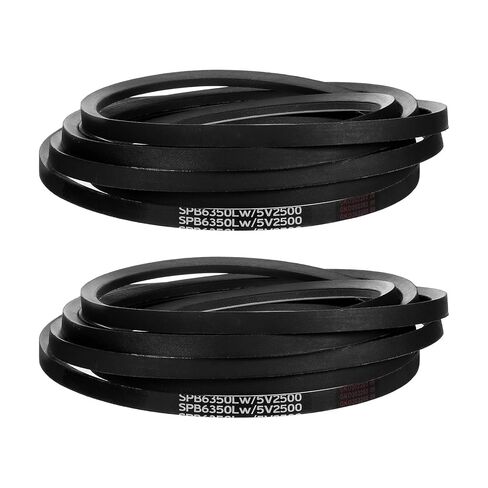 uxcell 2Pcs 5V2120 V-Belt, Classic Wrapped Rubber V-Belt 212" Outside Circumference x 0.62" Width x 0.53" Height for Industrial Machinery Equipment, Black in Saudi Arabia