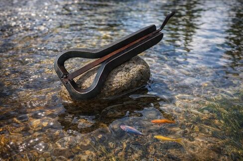 قيثارة الفك - لحنية، فولاذية، سوداء. نغمة عالية. درجة احترافية، مفتاح G2، 65 مم (2,5 بوصة). in Kuwait