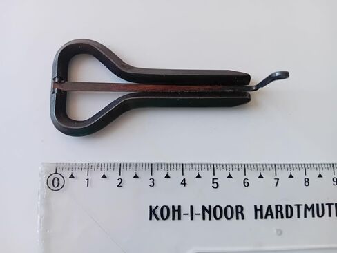 قيثارة الفك - لحنية، فولاذية، سوداء. نغمة عالية. درجة احترافية، مفتاح G2، 65 مم (2,5 بوصة). in Kuwait