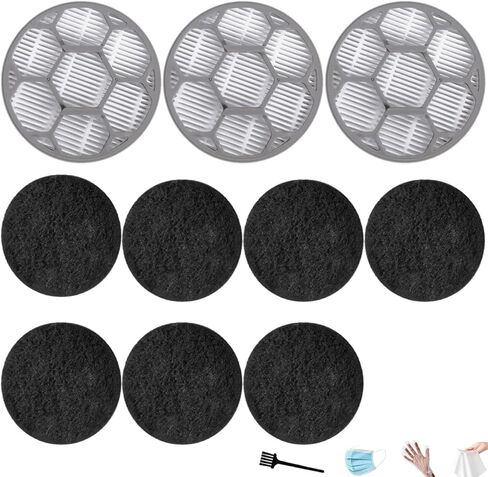 P1 Pro Filters Replacement, 3 HEPA & 7 Sponge Filters for Neakasa/Neabot P1 Pro Pet Grooming Kit Vacuum, Vacuum Cleaner Washable Filter Accessories for Odor Adsorption & Long Performance in Kuwait