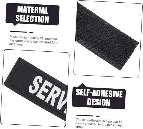 BESPORTBLE 2pairs Reflective Harness for Dog Accessories Harness Safety Vest Pet Clothing Stickers in Saudi Arabia