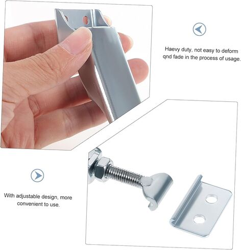 Tofficu Adjustable Hook Lock for Gates and Doors Sturdy Alloy Latch Easy Installation Replacement Hardware in Saudi Arabia