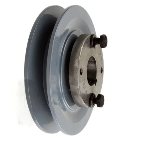 BK47H/H-1 Cast Iron 4.5" Single Groove Pulley Belt B Section 5L w/1" Sheave Bushing- for Masterdrive Belt Pulley Replacement- Cast Iron Pulley- Solid Steel Bushing Industrial Pneumatic Fittings Kit in Saudi Arabia