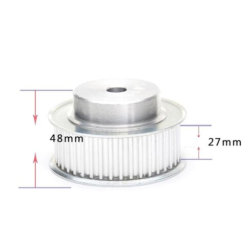 Timing Belt Drive Pulley Aluminum Timing Pulley 45Teeth 5M Slot Width 21/27mm(Width 27mm) in Saudi Arabia