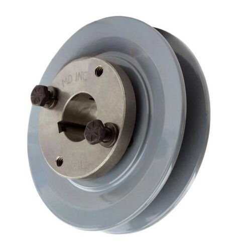 AK46H/H-1 Cast Iron 4.5" Single Groove Pulley Belt A Section 4L with 1" Sheave Bushing - for Masterdrive Pulley Replacement - Solid Steel Bushing Cast Iron Construction Gray in Saudi Arabia