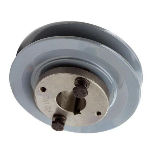 AK46H/H-1 Cast Iron 4.5" Single Groove Pulley Belt A Section 4L with 1" Sheave Bushing - for Masterdrive Pulley Replacement - Solid Steel Bushing Cast Iron Construction Gray in Saudi Arabia