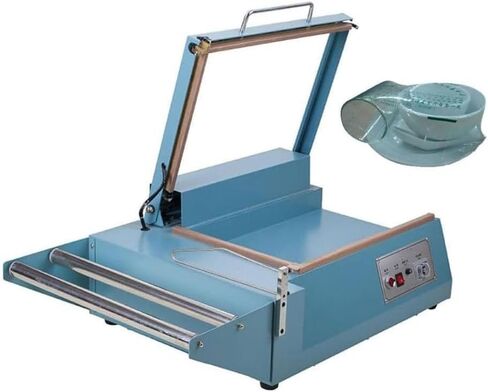 Heat Sealer Shrink Wrap Machine, Manual L-Bar Sealing and Cutting Tool, Adjustable Time for Households and Retail Industrial Use in Saudi Arabia