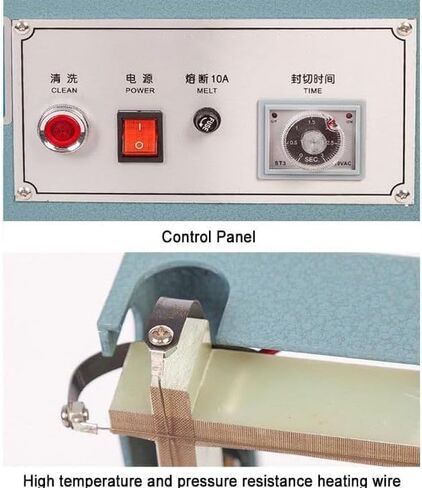 Heat Sealer Shrink Wrap Machine, Manual L-Bar Sealing and Cutting Tool, Adjustable Time for Households and Retail Industrial Use in Saudi Arabia