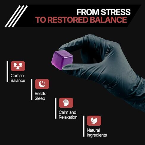 DLNIA المغنيسيوم غليسينات الإجهاد ودعم الكورتيزول | تركيز هادئ نهارًا، ونوم عميق ليلًا | 17 في 1 مع KSM-66® Ashwagandha وL-Theanine وLion’s Mane in Kuwait