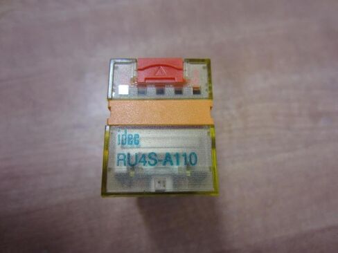 IDEC RU4S-A110 110 VAC Coil Voltage, 4 Poles 4PDT, 50/60 HZ, Plain Style, Plug in Terminal, RU Series, Universal Relay in Saudi Arabia
