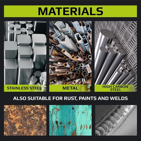 4 1/2 عجلات طحن للمعادن والفولاذ المقاوم للصدأ - أقراص طحن 4 1/2 لطاحونة الزوايا - عجلة طحن مع محور 7/8 للأغراض العامة GRAFF (25 حزمة) in Kuwait