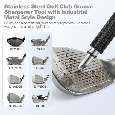 Third Generation Golf Club and Ball Cleaner Pouch with Attached Towel, Powerful Leak Resistance, Includes 1 Golf Club Groove Sharpener Tool and 2 Pack Golf Tee Holder, Premium Golf Club Cleaning Kit in Saudi Arabia