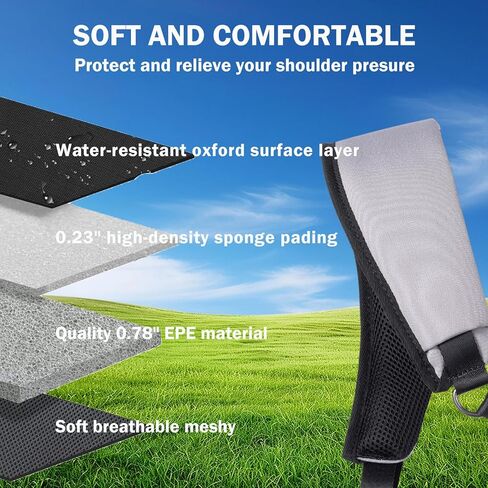 Golf Bag Straps, Universal Replacement Double Shoulder Adjustable Golf Carrying Bag Straps for Tool Backpacks, Cello Case, Ski Bag, Backpack Sprayer, Dog Backpack, Hiking Bag in Saudi Arabia