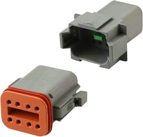 Connector DT06-2S/DT04-2P 2P 3P 4P 6P 8P 12P for automotive motors, with pins 22-16AWG(DT-8pin) in Kuwait
