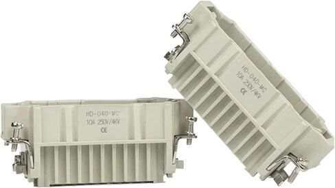 Rectangular heavy-duty connector HDC HD-15/25/40/50/64 pin 80/128 core industrial plug and socket(HD-40Male) in Kuwait