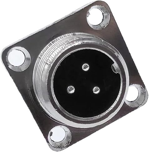 GX12 Connector Square Base Flange Socket 2 Pin 3 Pin 4 Pin 5 Pin 6 Pin 7 Pin Diameter 12 mm(6 Pin) in Kuwait