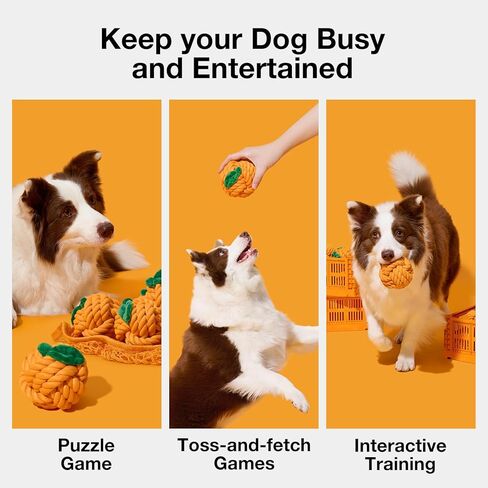 Vetreska Dog Rope Toys Dental Cleaning Toys Tug Of War Dog Toy To Toy Tough Rope Toy Though For Agrection Puppy Puppy Toys for Beining (Strawberry ، Tangerine & Coffee) in Saudi Arabia