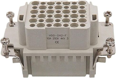 Rectangular heavy-duty connector HDC HDD 24 42 72-pin 16A plug female male top line(HDD-144-M) in Saudi Arabia