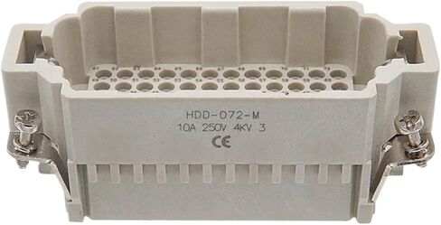 Rectangular heavy-duty connector HDC HDD 24 42 72-pin 16A plug female male top line(HDD-144-M) in Saudi Arabia