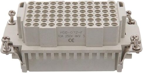 Rectangular heavy-duty connector HDC HDD 24 42 72-pin 16A plug female male top line(HDD-144-M) in Saudi Arabia
