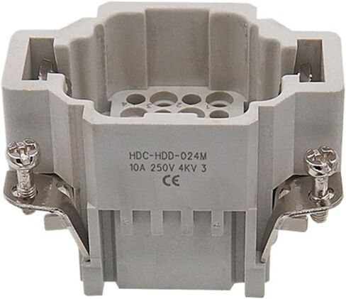 Rectangular heavy-duty connector HDC HDD 24 42 72-pin 16A plug female male top line(HDD-144-M) in Saudi Arabia