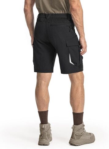 Moosehill Men's Hiking Cargo Shorts: Quick Dry Lightweight Stretch Outdoor Fishing Camping with 9 Pockets (Self-Storing) in Saudi Arabia