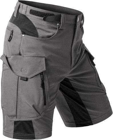 Moosehill Men's Hiking Cargo Shorts: Quick Dry Lightweight Stretch Outdoor Fishing Camping with 9 Pockets (Self-Storing) in Saudi Arabia