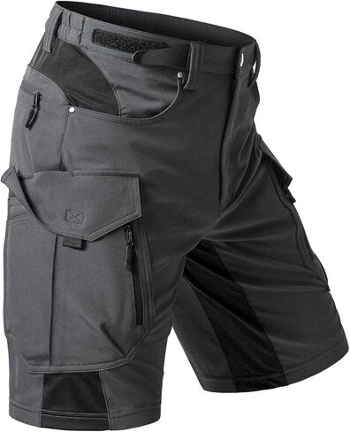 Moosehill Men's Hiking Cargo Shorts: Quick Dry Lightweight Stretch Outdoor Fishing Camping with 9 Pockets (Self-Storing) in Saudi Arabia