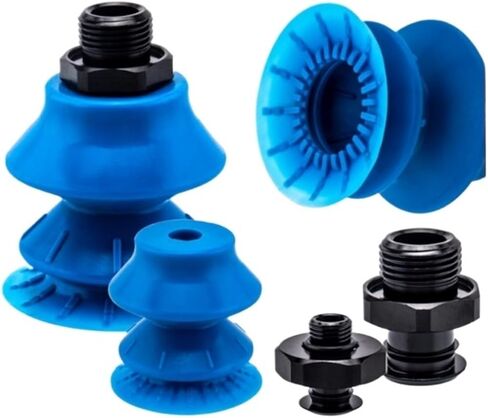 BGX34/48 Series Robot Vacuum Suction Cup is Suitable for Industrial Pneumatic Accessories of Brittle Bags and Oversized Bags(Black) in Saudi Arabia