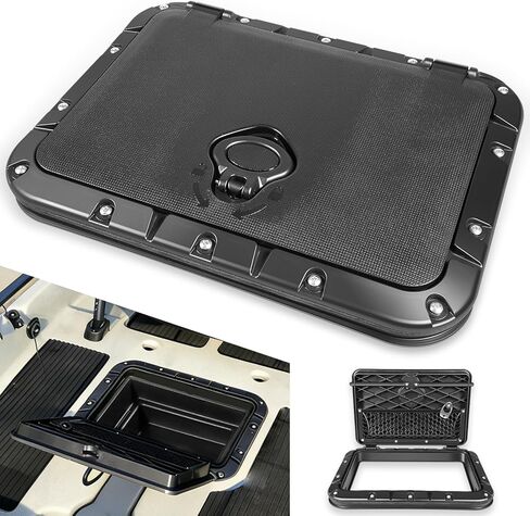 LAIKOU Rectangular Twist and Seal Hatch Storage Organizer fit for Hobie Cat Mirage Kayaks Pro Angler 12/14, Compass & Outback, for Fishing Gear, Tackle Box & Accessory in Saudi Arabia